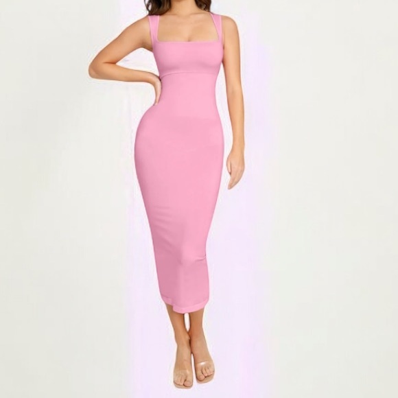 (NWT)Popilush Shapewear Sleeveless Square Neck Slimming Seamless Pink Dress
M/L - Picture 2 of 6